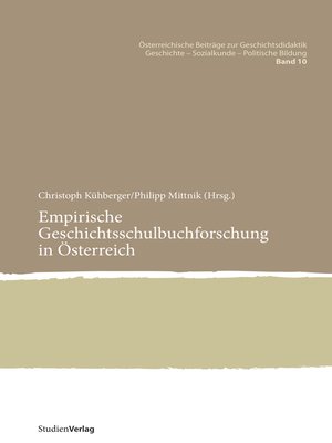 cover image of Empirische Geschichtsschulbuchforschung in Österreich
